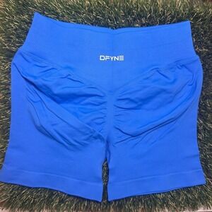Dfyne impact shorts 4.5" electric blue small